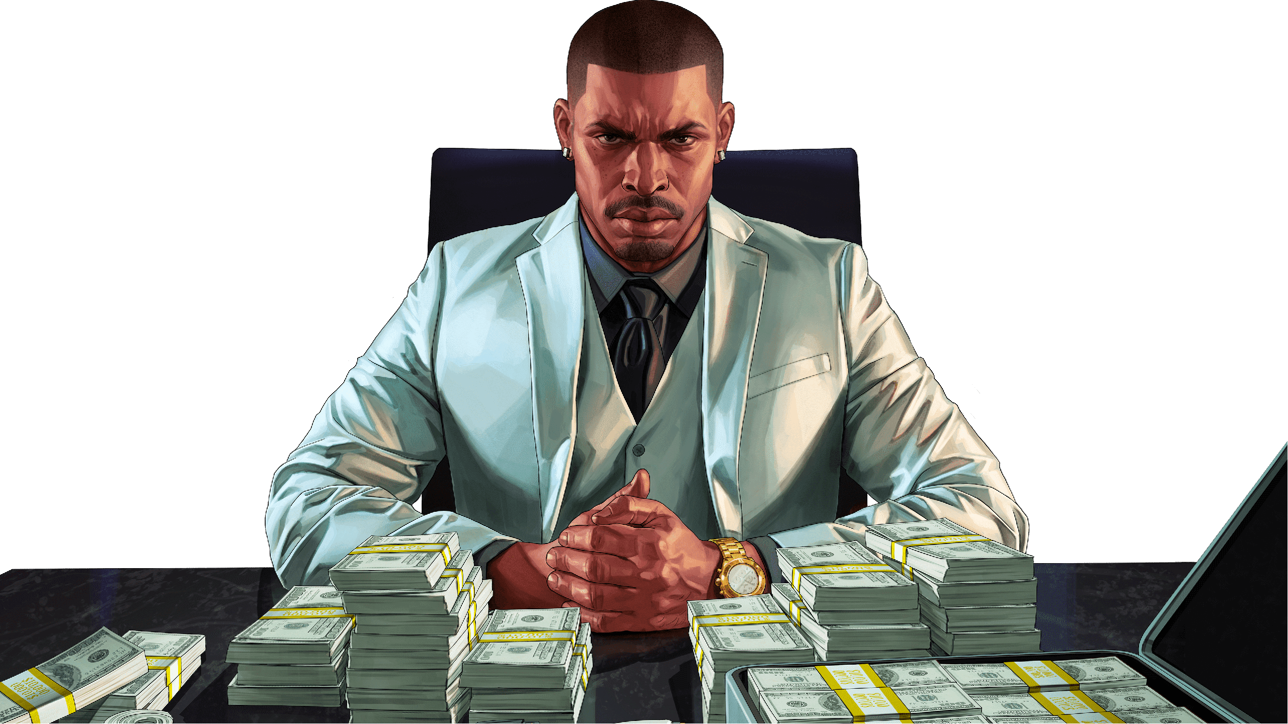 Personnage GTA RP executive en présentation
